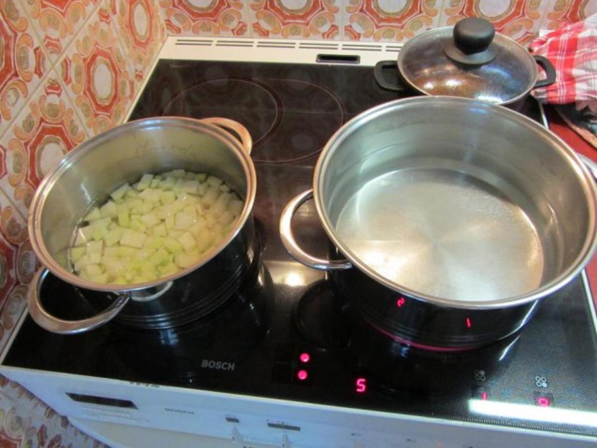 Gefüllte Kartoffelklöße mit Pfälzer – Leberwurst - Rezept - Bild Nr. 3
