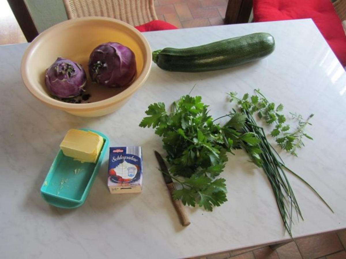 Zucchini – Kohlrabi – Gemüse - Rezept - Bild Nr. 6