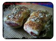 Rezept: Abendbrot: Überbackenes Brötchen â la Gudrun Abendbrot: Überbackenes Brötchen â la Gudrun - Rezept