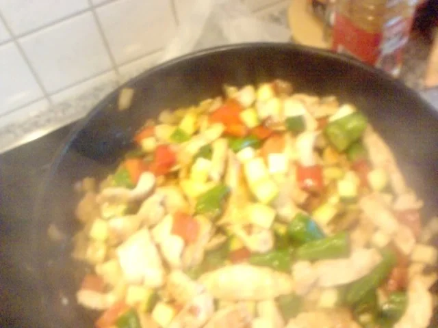 Rezept: Käsige Asiatische Ratatouille-Pfanne Bild Nr. 4 Käsige Asiatische Ratatouille-Pfanne - Rezept - Bild Nr. 4