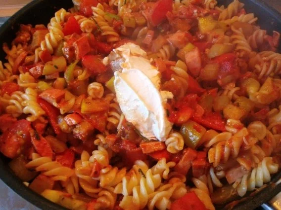 Zucchini - Aubergienen - Tomaten Nudelpfanne - Rezept - Bild Nr. 14