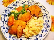 Chicken Chips mit Sommergemüse - Rezept