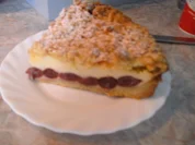 Kirsch-Käsekuchen mit Streuseln - Rezept