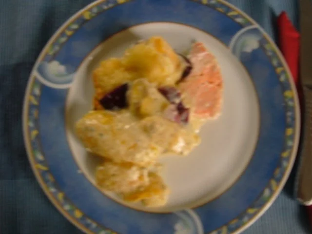 Überbackene Lachsfilets - Rezept