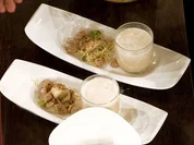 Selleriesuppe mit Kaninchen und Gemüse (Team Frisch) - Rezept