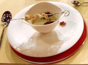 Selleriesuppe mit Kaninchen und roter Bete (Team Müll) - Rezept