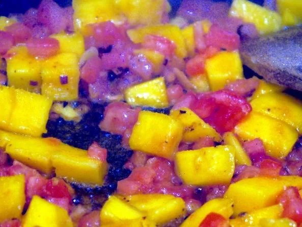 Scharfes Mango-Tomaten-Hähnchen - Rezept - Bild Nr. 8