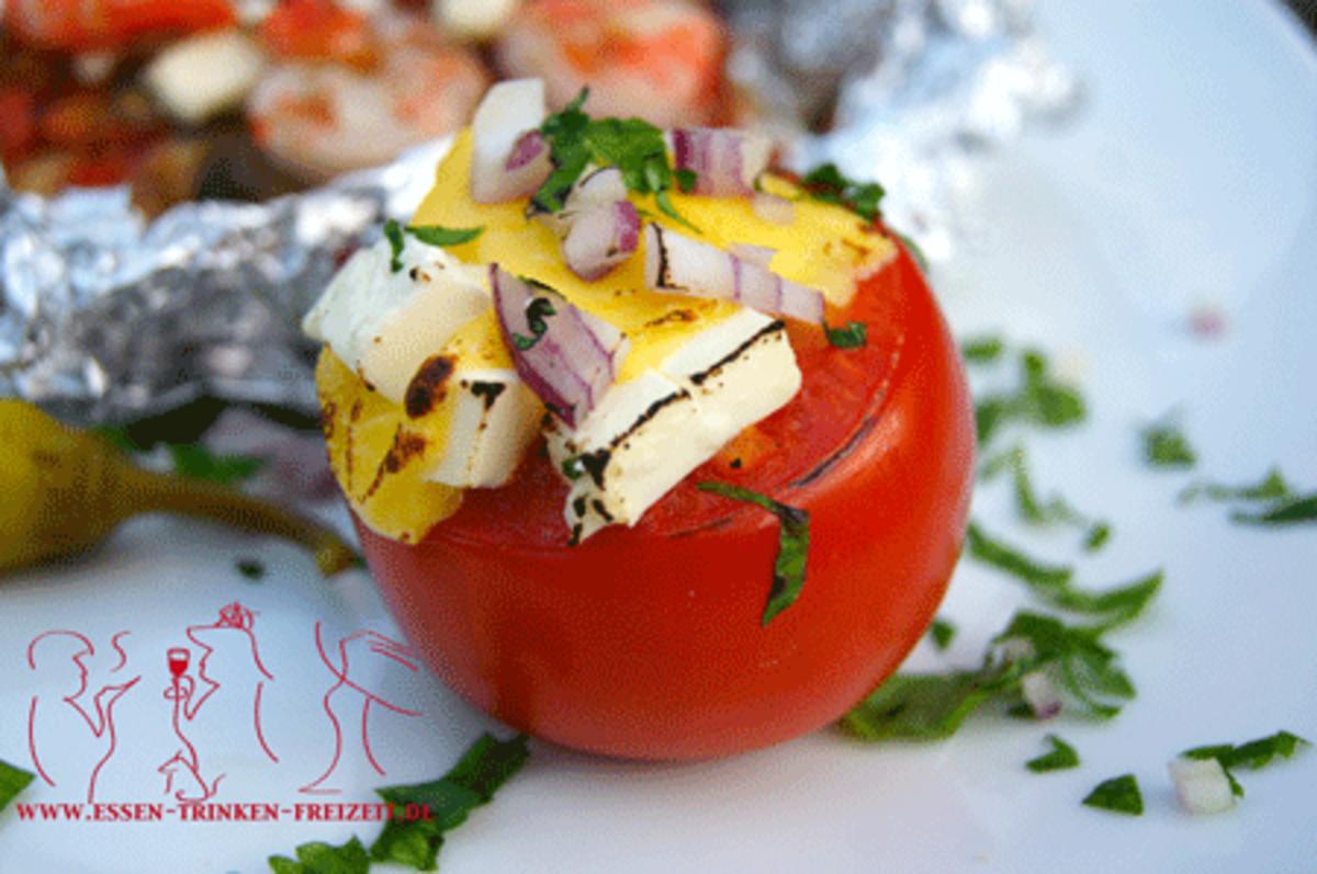 Alu - Fisch mit gefüllter Bulgur-Tomate  &   zweierlei Käse - Rezept - Bild Nr. 7