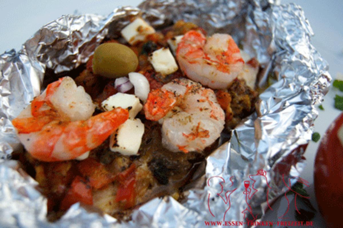 Alu - Fisch mit gefüllter Bulgur-Tomate  &   zweierlei Käse - Rezept - Bild Nr. 8