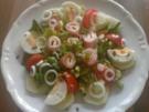 Salat Trapperdioso mit Hausdressing - Rezept