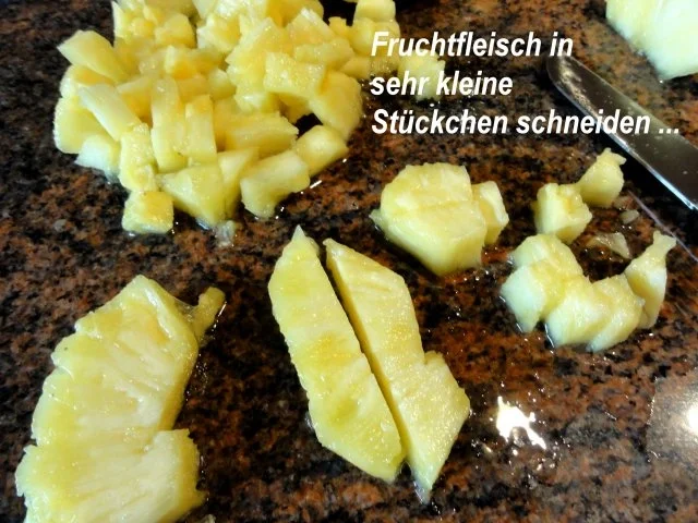 Rezept: M+G: ANANAS - FRUCHTAUFSTRICH Bild Nr. 4 M+G: ANANAS - FRUCHTAUFSTRICH - Rezept - Bild Nr. 4