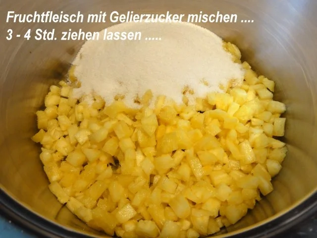 Rezept: M+G: ANANAS - FRUCHTAUFSTRICH Bild Nr. 5 M+G: ANANAS - FRUCHTAUFSTRICH - Rezept - Bild Nr. 5