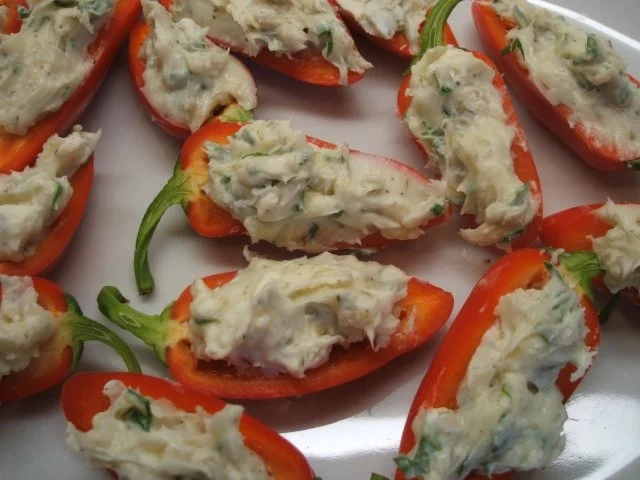 Gemüse: Gefüllte süße Mini-Paprika - Rezept