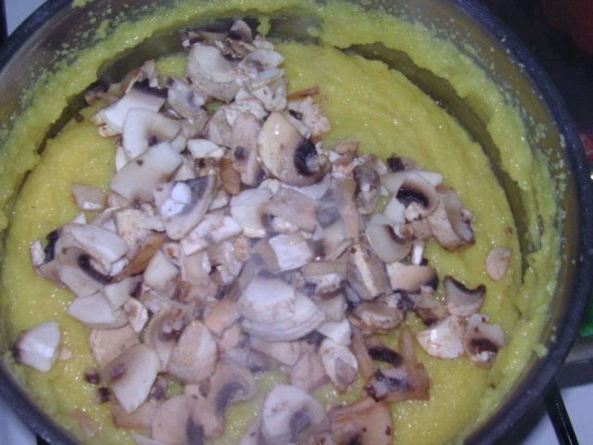 Polenta mit Champignons - Rezept - Bild Nr. 2