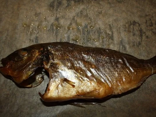 Geräucherte Dorade auf dem Gemüsebett - Rezept - Bild Nr. 3