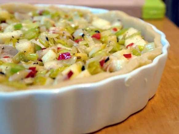 Rezept: Pikante Porree-Apfel-Quiche Bild Nr. 13 Pikante Porree-Apfel-Quiche - Rezept - Bild Nr. 13