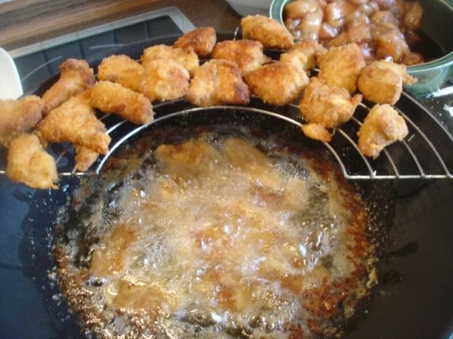 Hähnchennuggets mit Wokgemüse und Pommes frites - Rezept - Bild Nr. 10