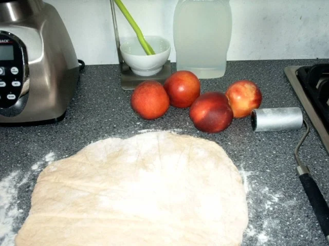 Rezept: Nektarinen Rosenkuchen Bild Nr. 3 Nektarinen Rosenkuchen - Rezept - Bild Nr. 3