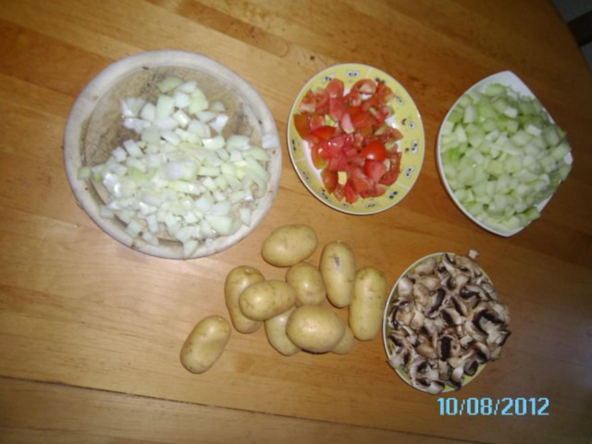 Kartoffelauflauf mit frischem Gemüse - Rezept - Bild Nr. 3