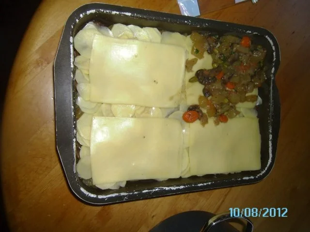 Kartoffelauflauf mit frischem Gemüse - Rezept - Bild Nr. 13