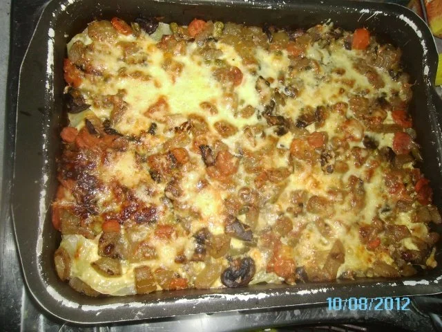 Kartoffelauflauf mit frischem Gemüse - Rezept - Bild Nr. 16