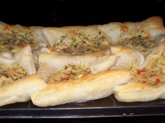 Blätterteigtörtchen mit Proscuitto und Ziegenfrischkäse - Rezept - Bild Nr. 8