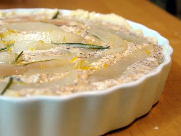 Rosmarinbirnen-Mandel-Tarte - Rezept - Bild Nr. 13