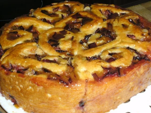 Zwetschgen - Rosenkuchen - Rezept