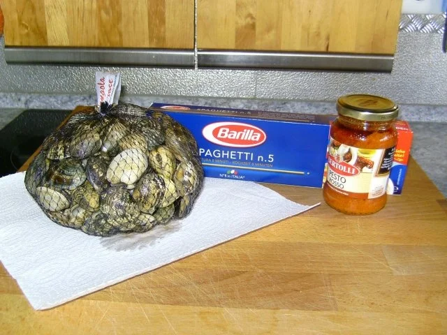 Rezept: Vongole mit Spaghetti Bild Nr. 2 Vongole mit Spaghetti - Rezept - Bild Nr. 2