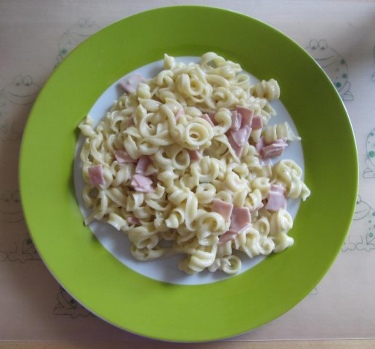 Bilder für Nudeln mit Käse-Schinken-Soße - Rezept