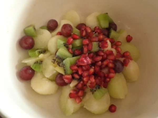 Rezept: Melonensalat und Hähnchen ... Bild Nr. 5 Melonensalat und Hähnchen ... - Rezept - Bild Nr. 5