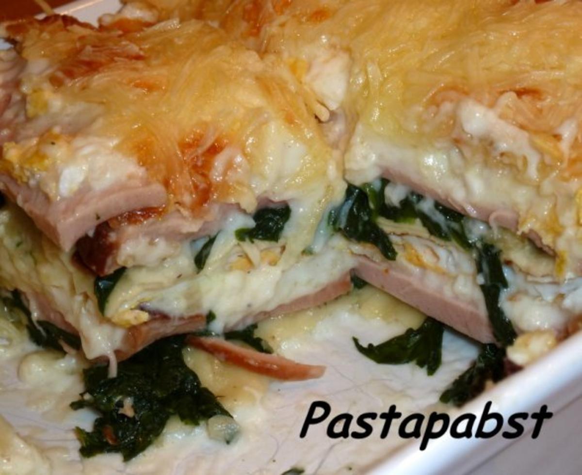 Bayernlasagne mit Leberkäse - Rezept mit Bild - kochbar.de