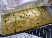 Rezept: Gemüsebeilage : Trauben-Sauerkraut aus dem Backofen Gemüsebeilage : Trauben-Sauerkraut aus dem Backofen - Rezept