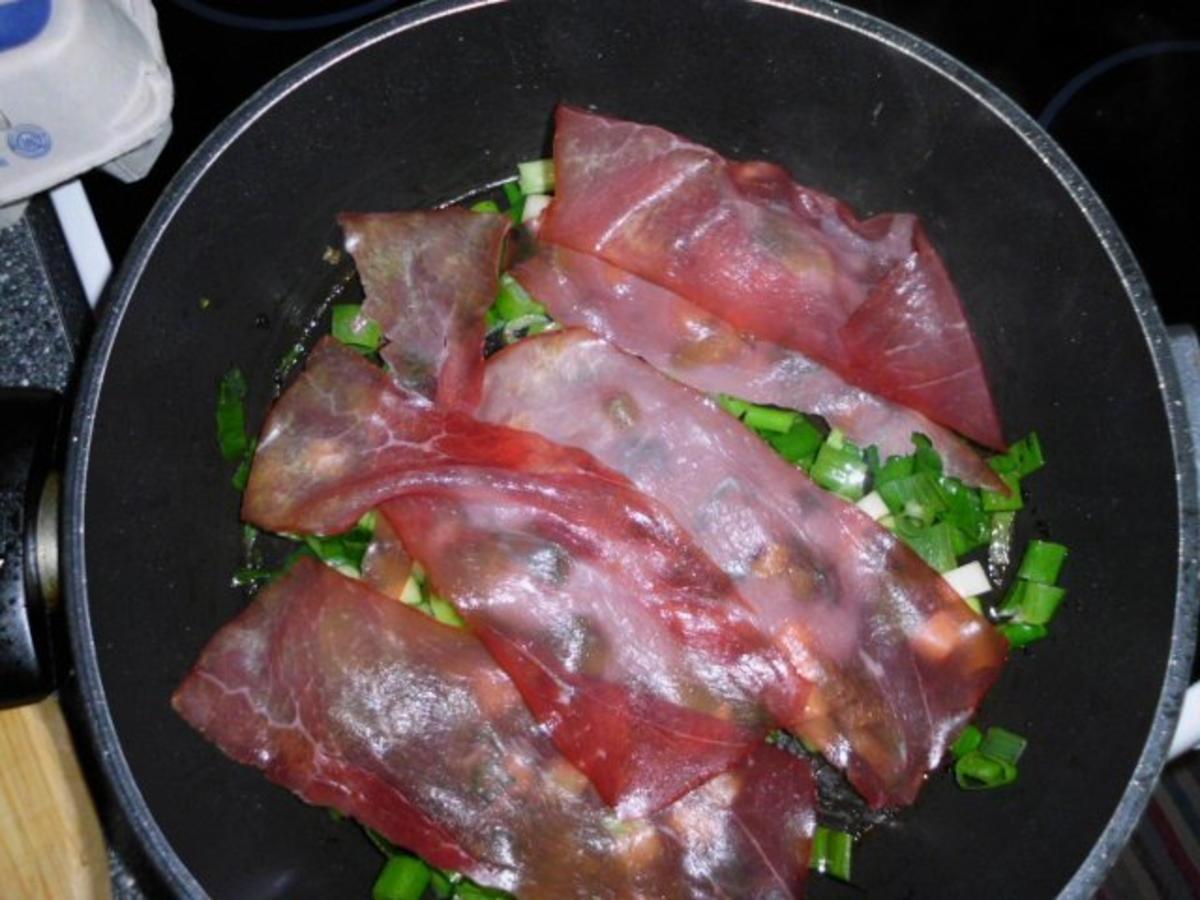 Ham and Eggs...and Cheese...und Lauchzwiebeln - Rezept - Bild Nr. 3