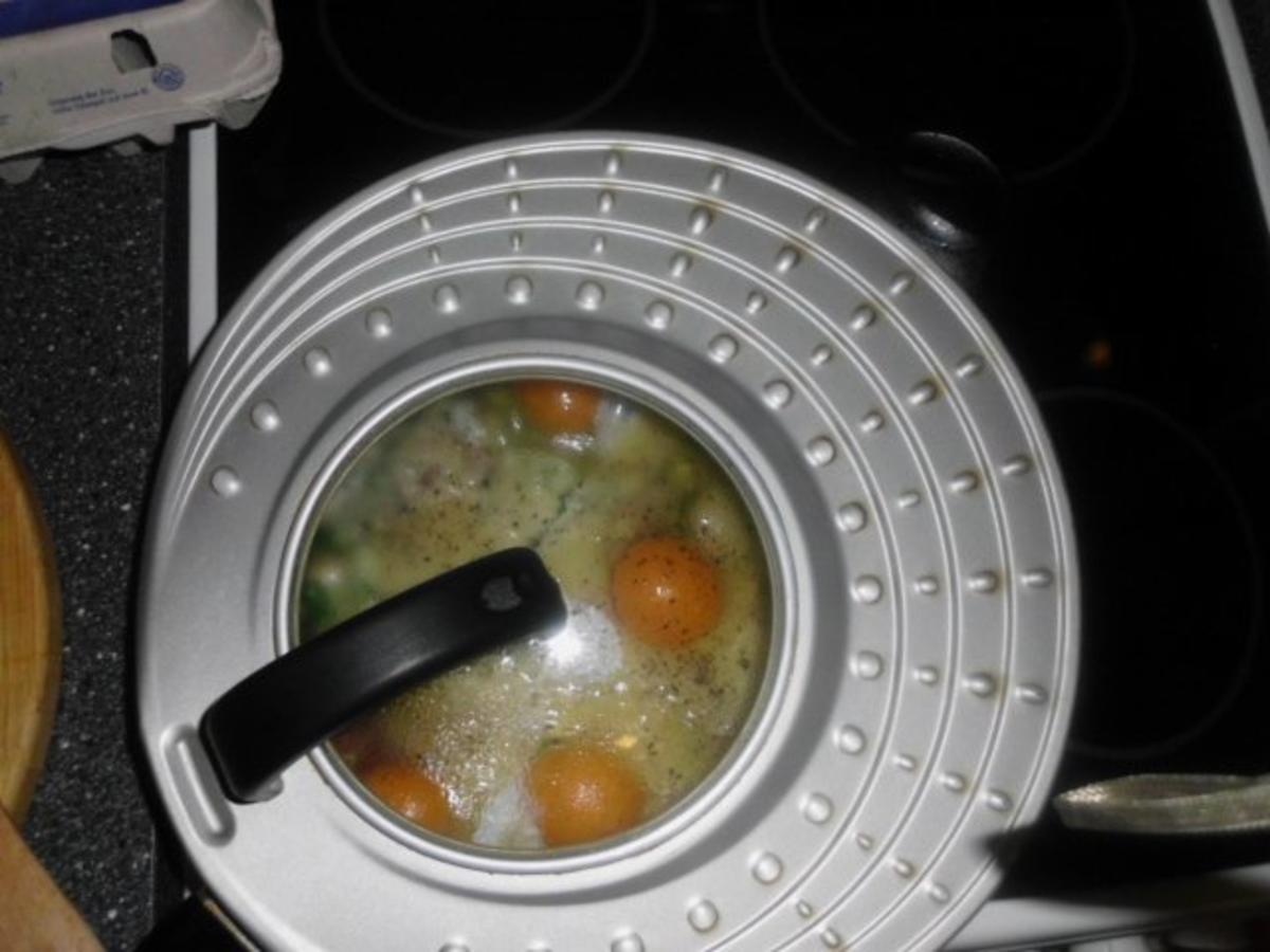 Ham and Eggs...and Cheese...und Lauchzwiebeln - Rezept - Bild Nr. 5