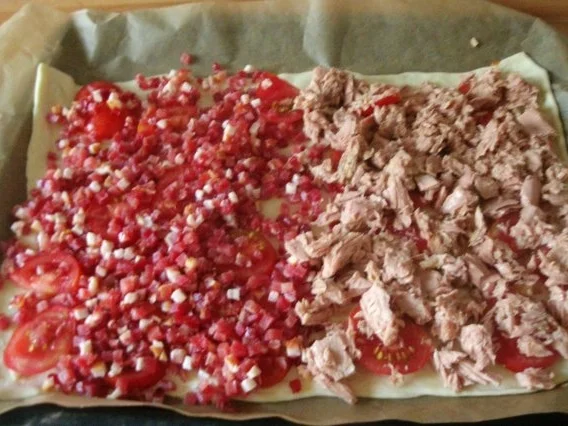 Rezept: Samstagspizza Bild Nr. 4 Samstagspizza - Rezept - Bild Nr. 4