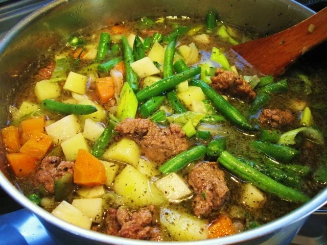 Rezept: Grüne Bohnensuppe ... Bild Nr. 7 Grüne Bohnensuppe ... - Rezept - Bild Nr. 7