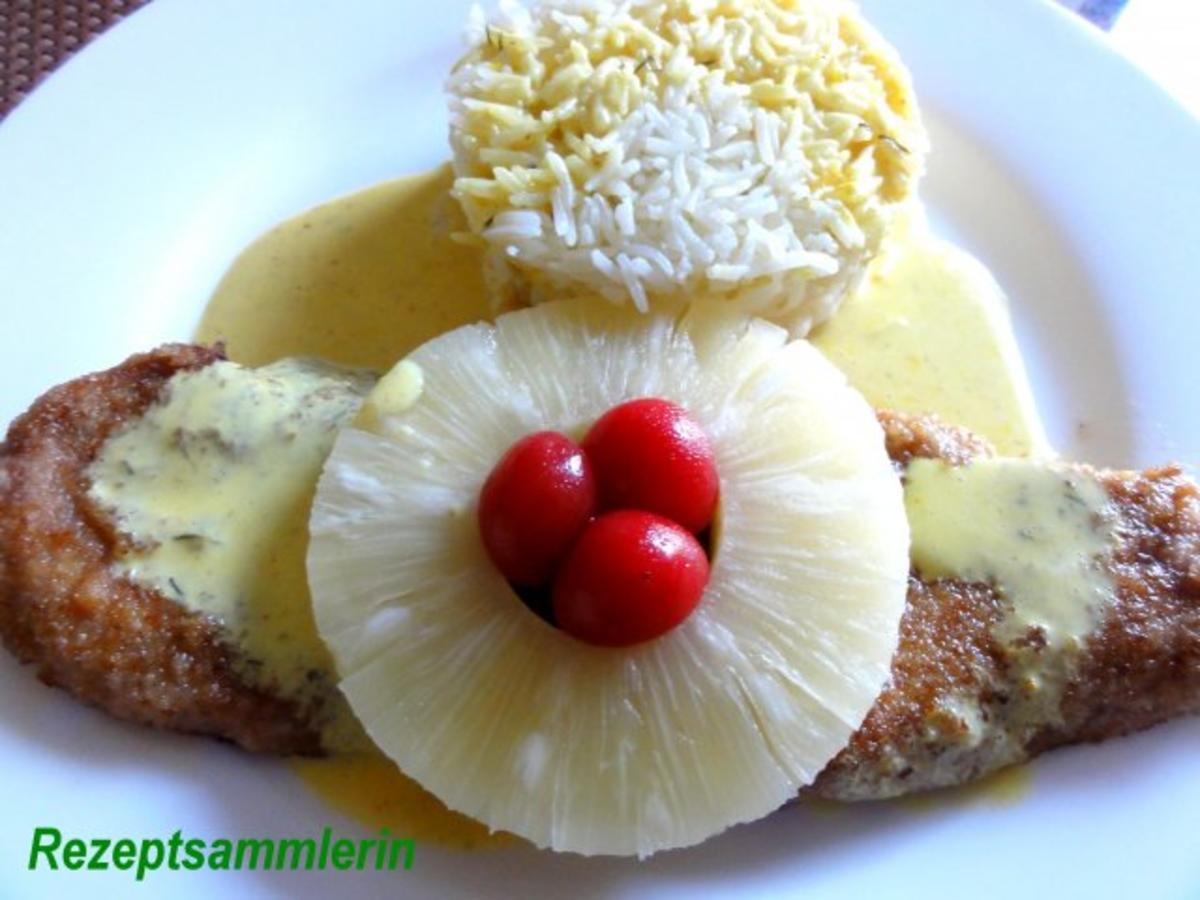 Fleisch: HAWAI SCHNITZEL an Safranreis - einfach - von Rezeptsammlerin