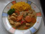 Hot Chicken mit Reis - Rezept