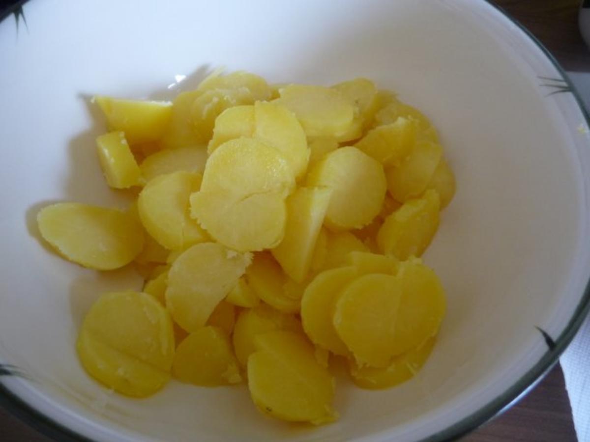 Salate : Kartoffelsalat mit Weißwurst - Rezept - Bild Nr. 4