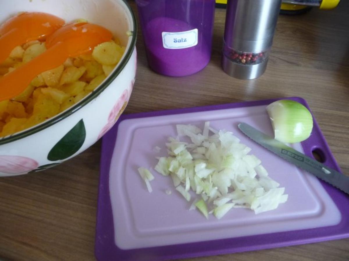 Salate : Kartoffelsalat mit Weißwurst - Rezept - Bild Nr. 7