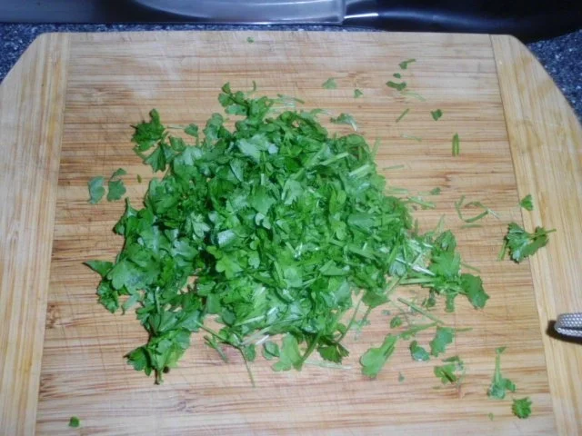 Mediterranes, scharfes Auberginegemüse mit Tortiglioni und Putenschnitzel - Rezept - Bild Nr. 6