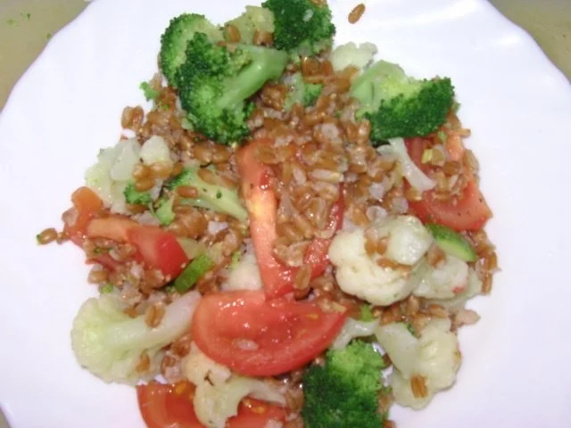 Dinkel-Gemüse-Pfanne - Rezept