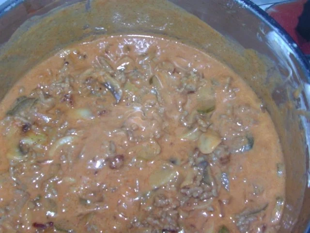 Rezept: Hacktopf mit Gürkchen Hacktopf mit Gürkchen - Rezept