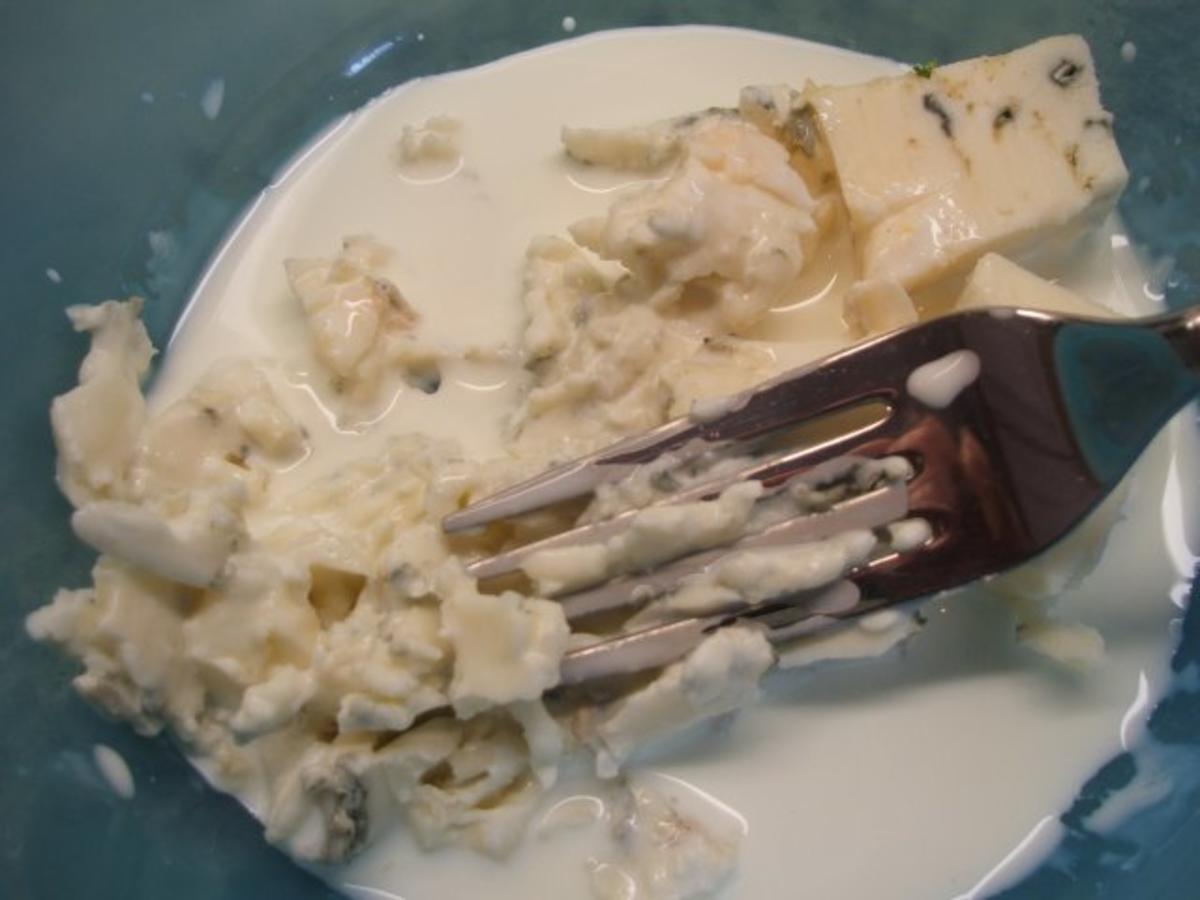 Käse: Gorgonzola Halbgefrorenes mit Traubensalat - einfach - von lunapiena