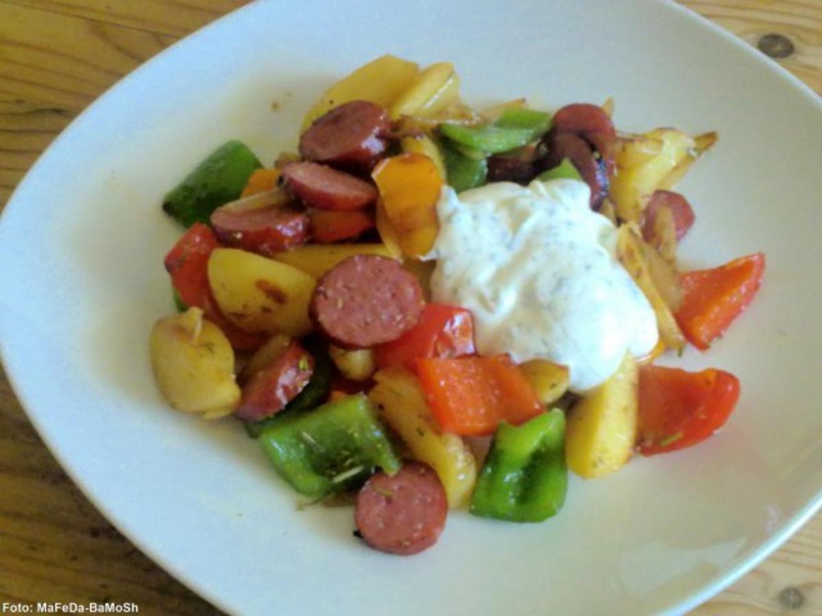 Bilder für Bratkartoffel-Gemüse-Pfanne - Rezept