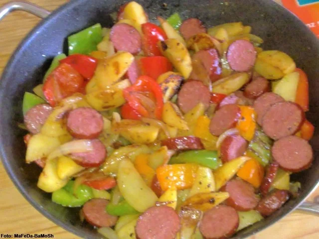 Bratkartoffel-Gemüse-Pfanne - Rezept - Bild Nr. 2