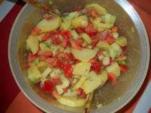 Sommerlicher Kartoffelsalat mit Senfdressing - Rezept