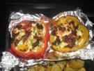 Gefüllte Peperoni gebacken ala sara - Rezept
