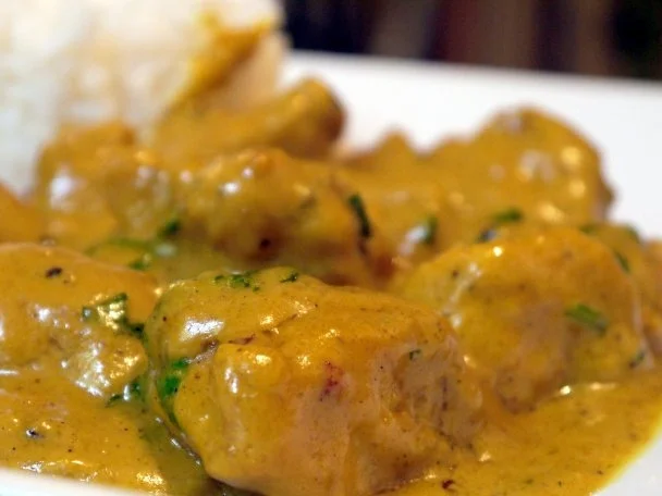 Erdnuss-Curry-Huhn - Rezept